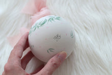 Load image into Gallery viewer, Pink bow hand-painted ornament
