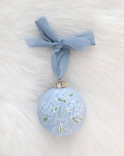 Load image into Gallery viewer, One-of-a-kind ornament: Blue hydrangea
