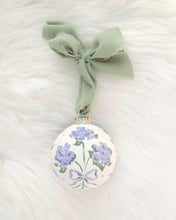 Load image into Gallery viewer, One-of-a-kind ornament: Purple hydrangea dot
