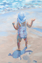 Load image into Gallery viewer, Baby&#39;s first steps on the beach - 11 x 14
