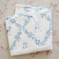 6 yards of 100% cotton, Baby farm animal trellis pattern by Elizabeth Alice Studio