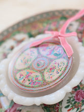 Load image into Gallery viewer, Rose medallion chinoiserie acrylic ornament
