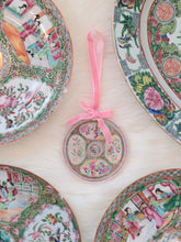 Load image into Gallery viewer, Rose medallion chinoiserie acrylic ornament
