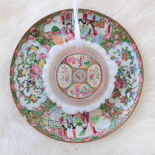 Load image into Gallery viewer, Rose medallion chinoiserie acrylic ornament
