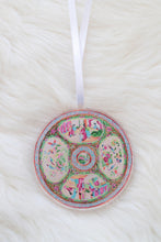 Load image into Gallery viewer, Rose medallion chinoiserie acrylic ornament

