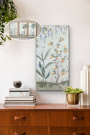 Hazel, a green tropical chinoiserie canvas wrap print