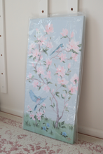 Load image into Gallery viewer, May blue chinoiserie - 15 x 30 canvas wrap
