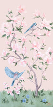 Load image into Gallery viewer, May pink chinoiserie - 15 x 30 canvas wrap
