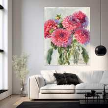 Load image into Gallery viewer, No. 401 Dahlia bouquet 3, a fine art print on paper
