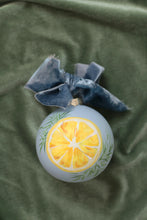 Load image into Gallery viewer, Lemon hand-painted, one of a kind ornament
