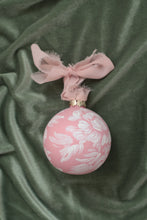 Load image into Gallery viewer, Pink peony hand-painted, one of a kind ornament
