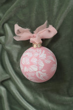 Load image into Gallery viewer, Pink peony hand-painted, one of a kind ornament
