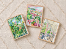 Load image into Gallery viewer, Royal Hawaiian set D, gallery wall of 3 fine art prints on paper
