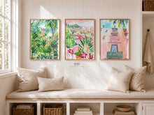 Load image into Gallery viewer, Royal Hawaiian set C, gallery wall of 3 fine art prints on paper
