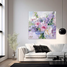 Load image into Gallery viewer, No. 394 Purple bouquet, a fine art print on paper
