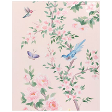 Load image into Gallery viewer, April (detail), a pink chinoiserie fine art print
