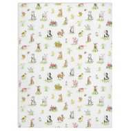 Farm animals minky blanket, multicolor
