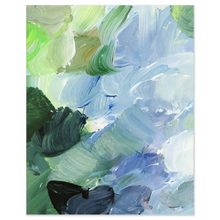 Load image into Gallery viewer, Cornflower paint palette, a fine art print on paper

