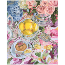 Load image into Gallery viewer, Lemon Tea No. 1, a fine art print on canvas
