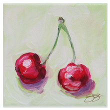 Load image into Gallery viewer, Cherries fine art print
