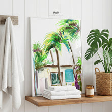 Load image into Gallery viewer, Hawaiian coffee window, a fine art print on paper
