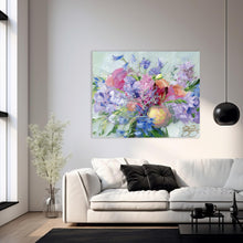 Load image into Gallery viewer, No. 393 Multicolor Bouquet, A Fine Art Print On Paper
