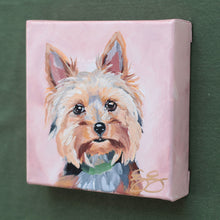 Load image into Gallery viewer, Yorkie - 6 x 6 original painting
