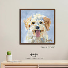Load image into Gallery viewer, Doodle canvas wrap, available framed
