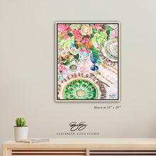 Load image into Gallery viewer, No. 140 Famille Rose canvas wrap, available framed

