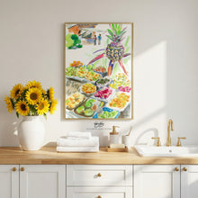 Load image into Gallery viewer, O'ahu Fruit Stand, a fine art print on paper
