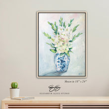 Load image into Gallery viewer, No. 112 Gladiolus canvas wrap, available framed
