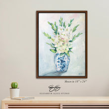 Load image into Gallery viewer, No. 112 Gladiolus canvas wrap, available framed
