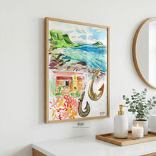 Load image into Gallery viewer, Views from the tour bus, a fine art print on paper
