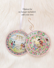 Load image into Gallery viewer, Rose medallion chinoiserie acrylic ornament
