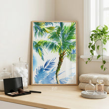 Load image into Gallery viewer, Palms and Shadows, a fine art print on paper
