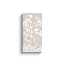 Load image into Gallery viewer, May, a tonal beige chinoiserie canvas wrap
