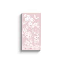 Load image into Gallery viewer, June, a tonal pink chinoiserie canvas wrap
