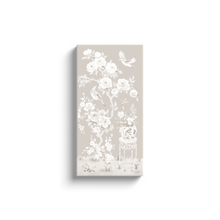 Load image into Gallery viewer, June, a tonal beige chinoiserie canvas wrap
