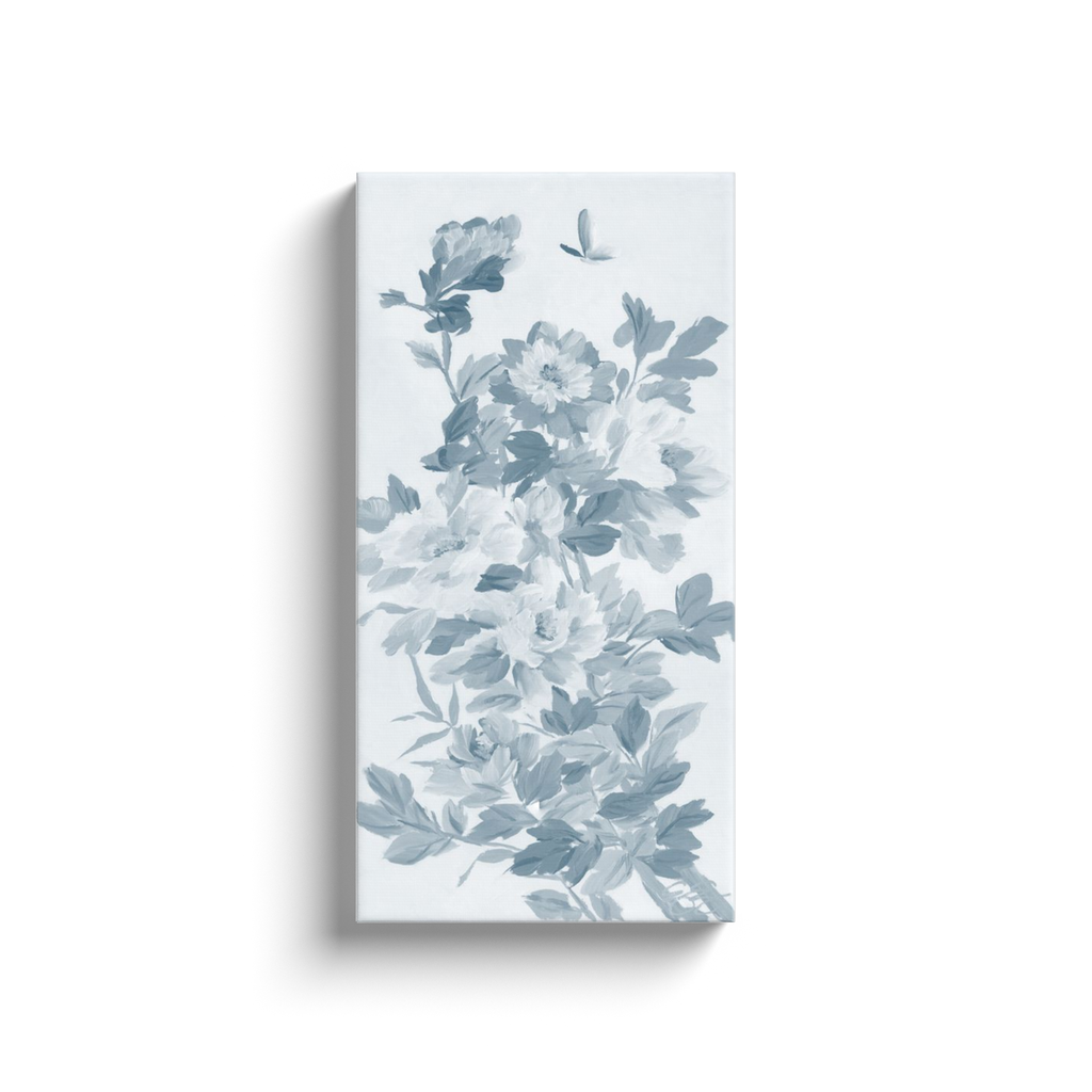 Eloise, a blue chinoiserie canvas wrap print