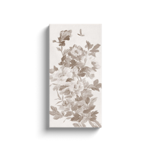Load image into Gallery viewer, Eloise, a taupe chinoiserie canvas wrap print
