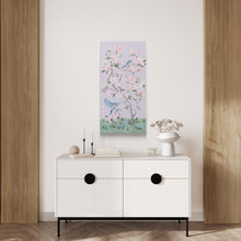 Load image into Gallery viewer, May, a lilac chinoiserie canvas wrap
