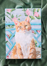 Load image into Gallery viewer, Tabby cat - 5 x 7
