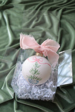 Load image into Gallery viewer, 2024 pink bow tree hand-painted ornament
