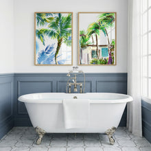 Load image into Gallery viewer, Palms and Shadows, a fine art print on paper
