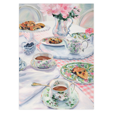 Load image into Gallery viewer, Magnolia Tea and Scones note card set
