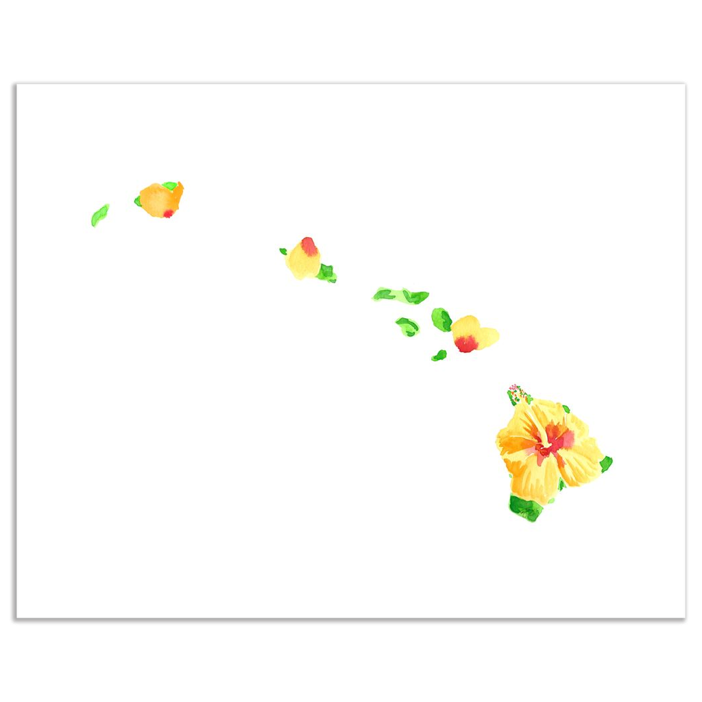 Hawaii Yellow Hibiscus fine art print