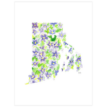 Load image into Gallery viewer, Rhode Island Violet fine art print
