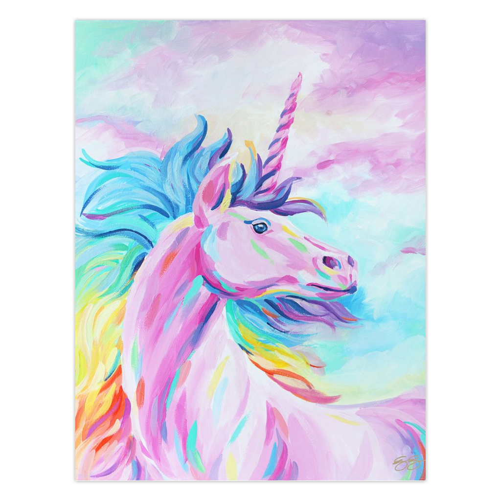 Abby's Unicorn note card set