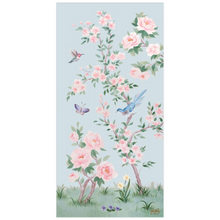 Load image into Gallery viewer, April, a blue chinoiserie fine art print on paper
