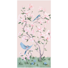 Load image into Gallery viewer, May, a pink chinoiserie fine art print on paper
